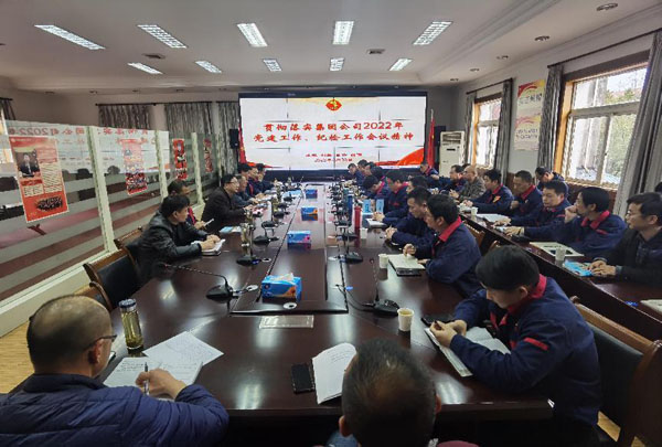 公司召開會(huì)議傳達(dá)集團(tuán)公司黨建工作、紀(jì)檢工作會(huì)議精神